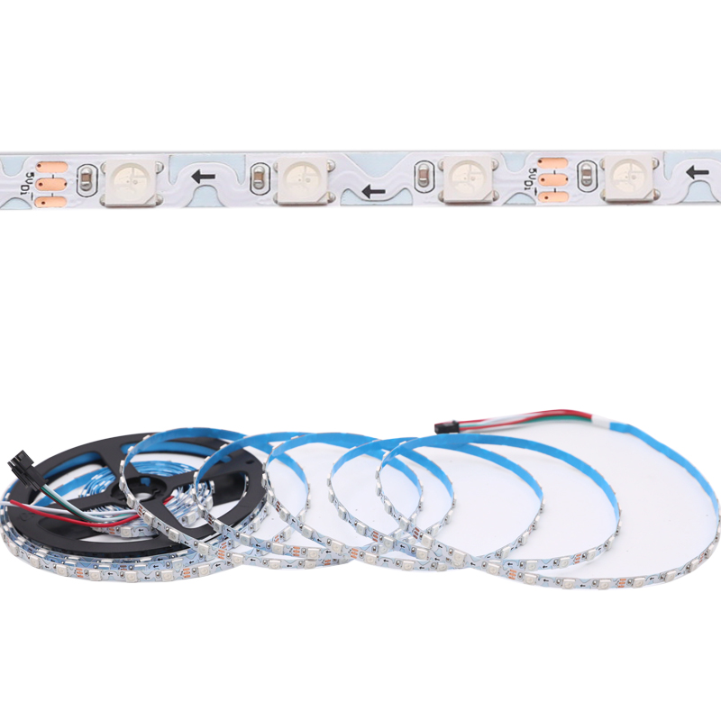 Zig Zag S Typ TX1812 WS2812 6mm Malé 60LEDs/m Digitální RGB LED kanálové písmeno Strip Light Zig Zag S Typ TX1812 WS2812 6mm Malé 60LEDs/m Digitální RGB LED kanálové písmeno Strip Light