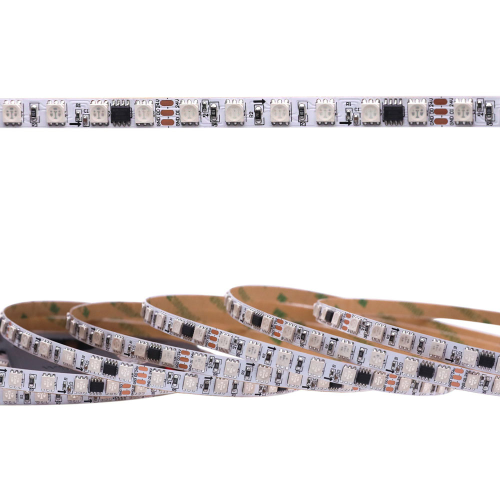 Adresovatelná WS2811 Jasná RGB LED pásková světla SMD5050 84LED/m Adresovatelná WS2811 Jasná RGB LED pásková světla SMD5050 84LED/m