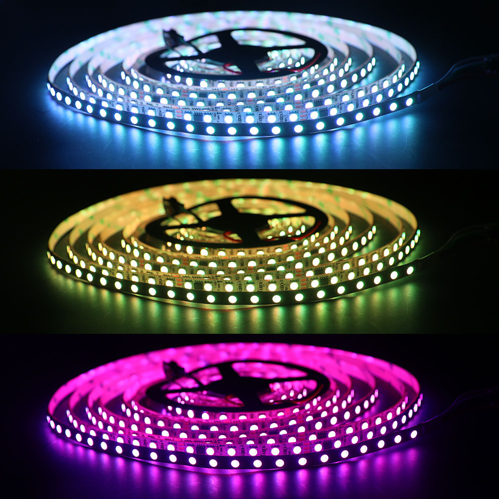 Adresovatelná WS2811 Jasná RGB LED pásková světla SMD5050 84LED/m Adresovatelná WS2811 Jasná RGB LED pásková světla SMD5050 84LED/m