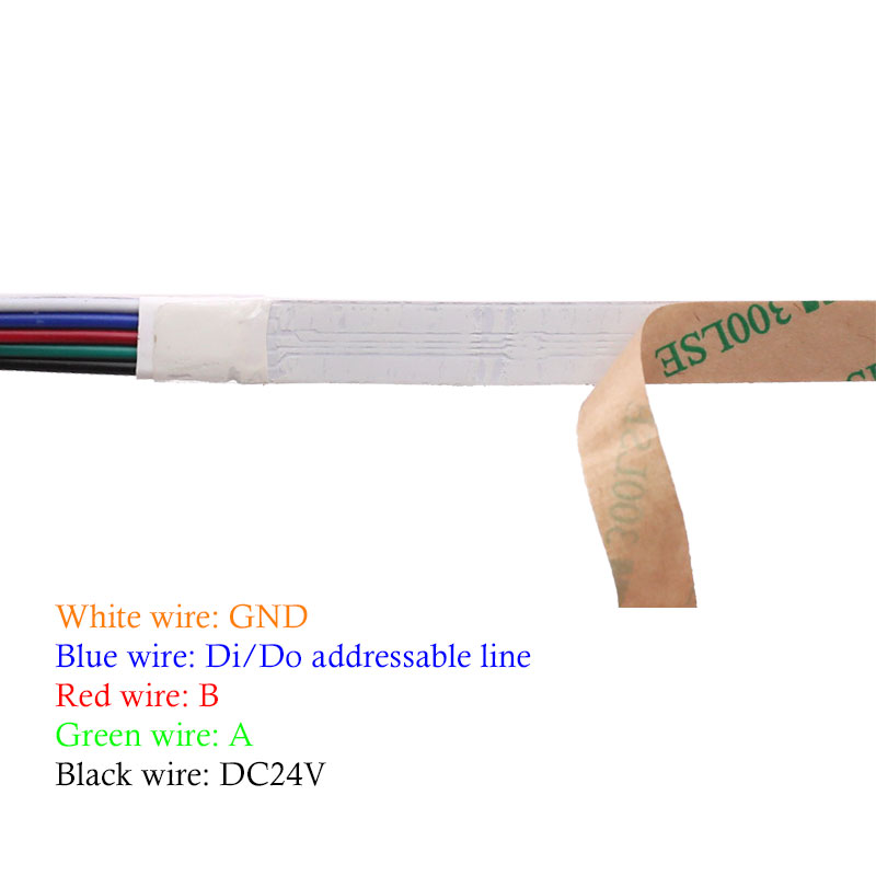 DMX512 CCT/WWA Weißer einstellbarer digitaler LED-Streifen, hohe Dichte 120 LEDs/m DMX512 CCT/WWA Weißer einstellbarer digitaler LED-Streifen, hohe Dichte 120 LEDs/m