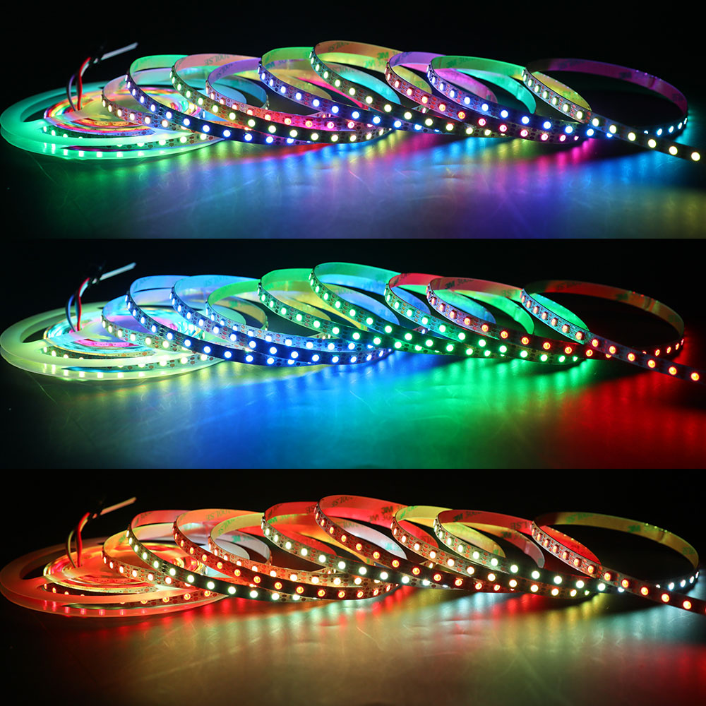 SK6813 12V SK6812 5V 7mm Individuálně adresovatelný světelný pás RGB SMD3535 96LED/m SK6813 12V SK6812 5V 7mm Individuálně adresovatelný světelný pás RGB SMD3535 96LED/m