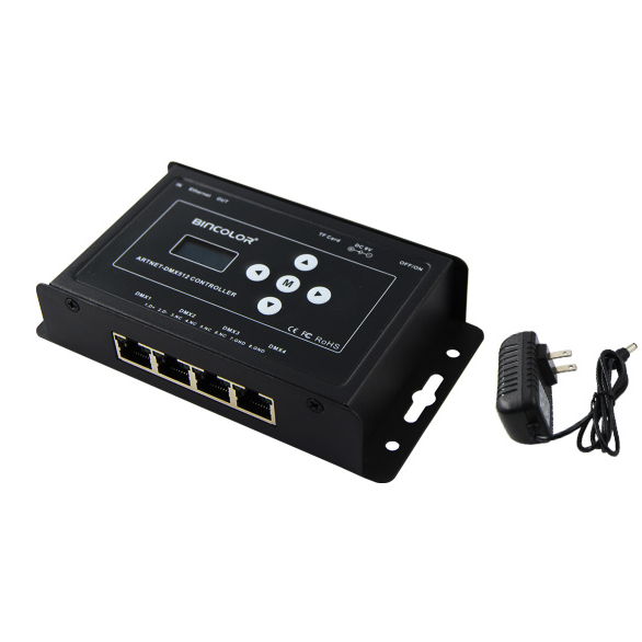 DC9V 4CH DMX512 signal LCD screen Controller BC-204-DMX512