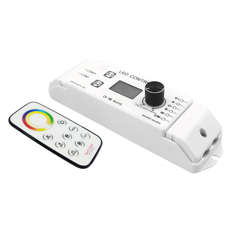 DC12V-48V RGB+CCT LED ovladač BC-355RF DC12V-48V RGB+CCT LED ovladač BC-355RF