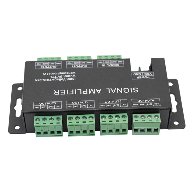6CH SPI zesilovač signálu HC600 pro programovatelná LED pásková světla