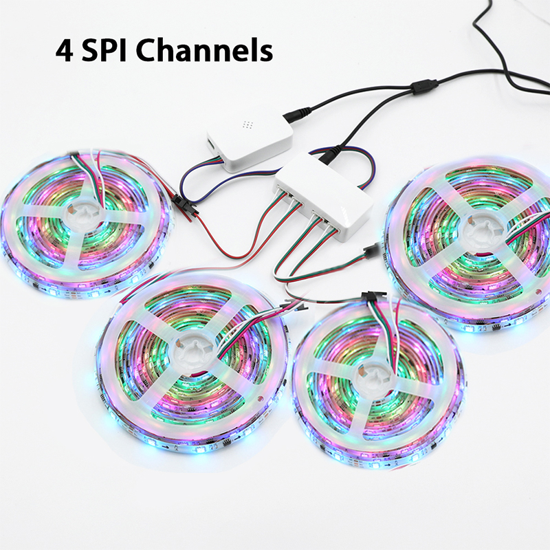 SPI Signal Amplifier 4CH For Addressable LED Strip Lights