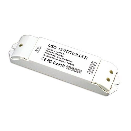 DC5/12/24V 10Ax1CH, LETCH Záruka 5 let LED Jednobarevný ABS kryt zesilovače pro 3528 5050 SC LED světelné pásy