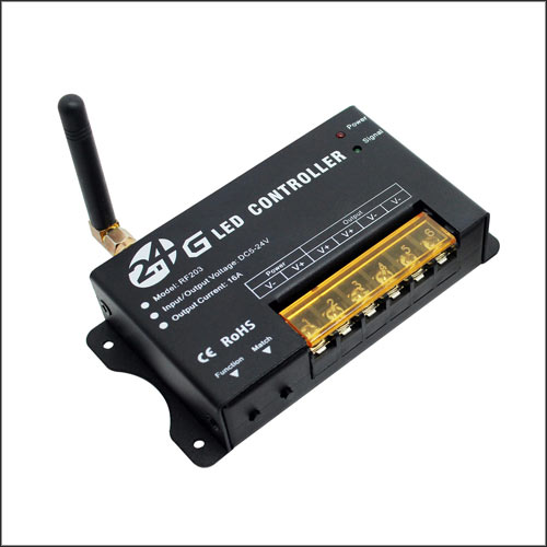 DC12/24V Max 16A, Obecný 2.4GHz 30M ovládací dotykový panel LED Bezdrátový RF dálkový ovladač pro LED pásy s barevnou teplotou