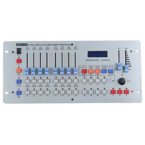 240kanálový DMX512 mezinárodní DJ Lighting Disco Lighting Controller Console Pro LED mixážní pult na pódiu, přizpůsobení světelných efektů 240kanálový DMX512 mezinárodní DJ Lighting Disco Lighting Controller Console Pro LED mixážní pult na pódiu, přizpůsobení světelných efektů