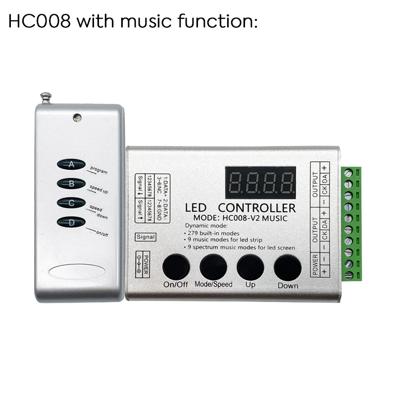 DC12V,max 2048 pixelů,Pixelový modul s plnou barevnou podporou řadiče Kaskádové interní 512druhové režimy DMX133 pro programovatelné IC LED osvětlení DC12V,max 2048 pixelů,Pixelový modul s plnou barevnou podporou řadiče Kaskádové interní 512druhové režimy DMX133 pro programovatelné IC LED osvětlení