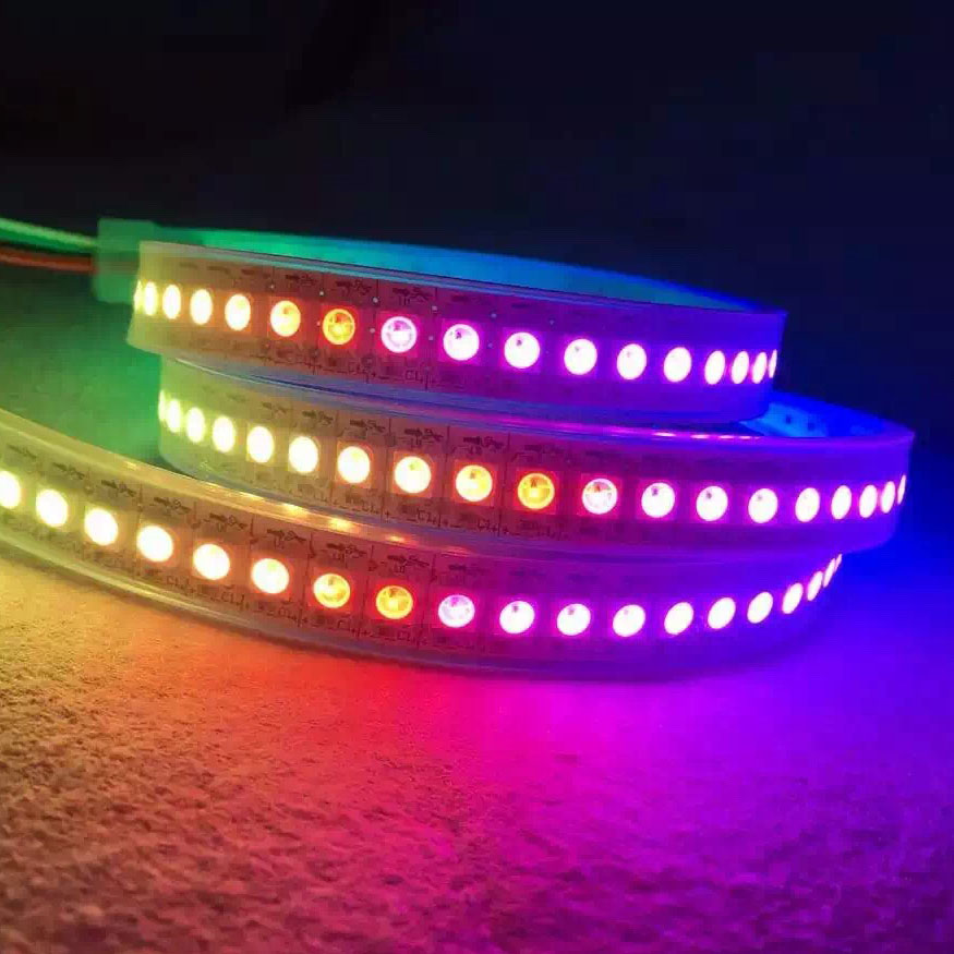 DC5/12/24V, 250pixelů, hudební ovladač M&D Inteligentní barevný hudební ovladač snů a zesilovač signálu DC5V pro LED digitální světla WS2811 WS2812B