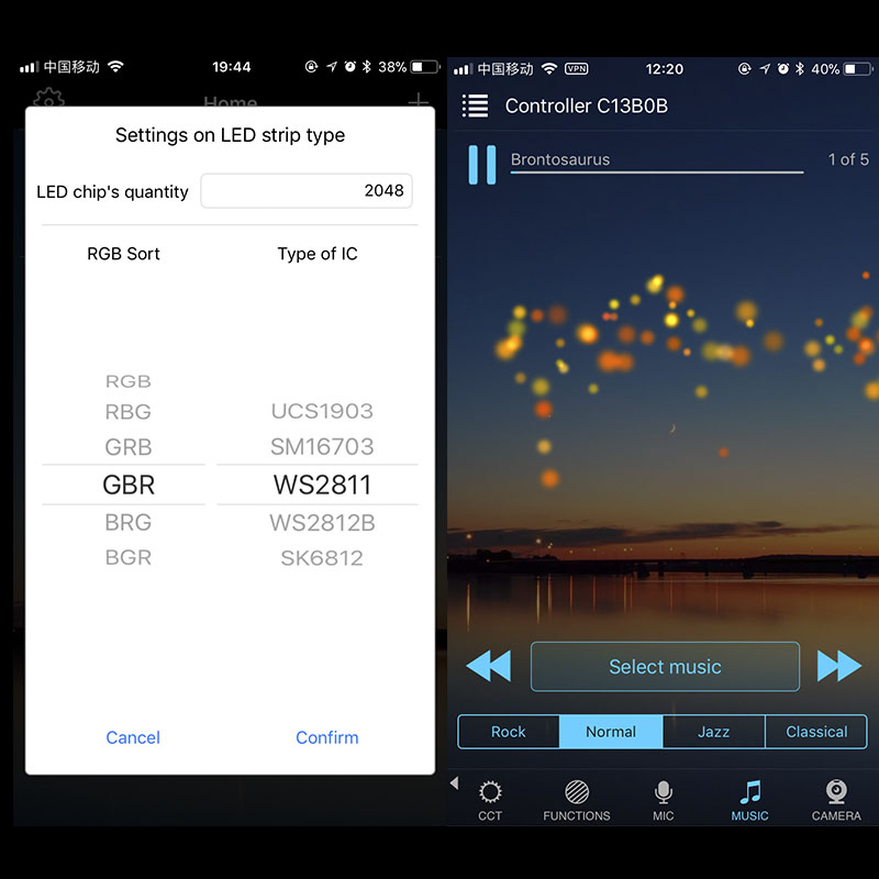12/24VDC LED WiFi Music SPI Dream Color adresovatelný ovladač Spolupracuje s Amazon Alexa, Google Assistant 12/24VDC LED WiFi Music SPI Dream Color adresovatelný ovladač Spolupracuje s Amazon Alexa, Google Assistant