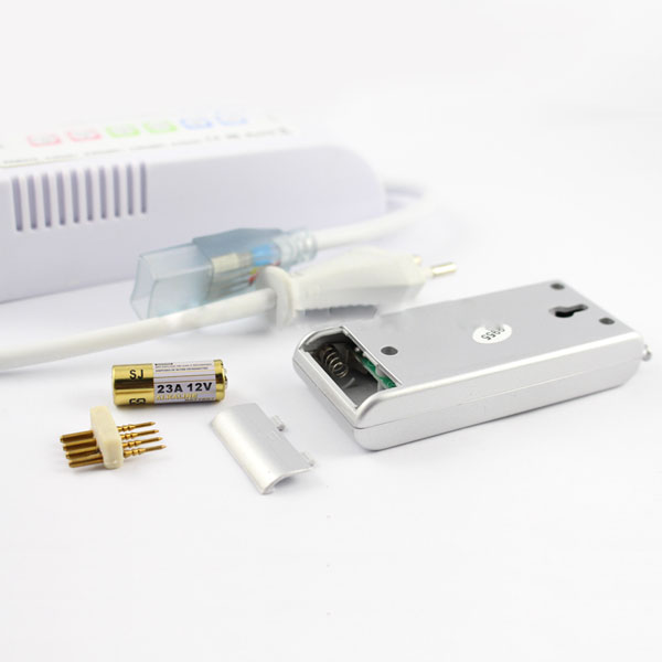 AC110-220V 750W, PWM LED RGB Bezdrátový RF 4 klávesový infračervený dálkový ovladač, pro 164Ft RGB 5050 vysokonapěťová LED pásková světla AC110-220V 750W, PWM LED RGB Bezdrátový RF 4 klávesový infračervený dálkový ovladač, pro 164Ft RGB 5050 vysokonapěťová LED pásková světla