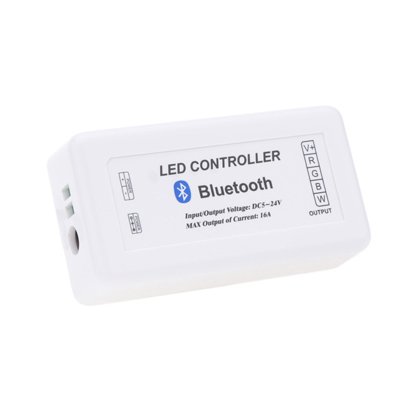 DC5~24V Max 12A, Bluetooth 4.0 WIFI ovládání přes IOS Android Smart Phone Tablet PC, pro jednobarevné, CCT a RGB LED světelné pásy nebo moduly DC5~24V Max 12A, Bluetooth 4.0 WIFI ovládání přes IOS Android Smart Phone Tablet PC, pro jednobarevné, CCT a RGB LED světelné pásy nebo moduly