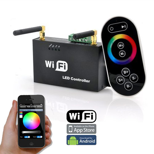 4Ax3CH, 2.4 GHz WIFI RF Wireless Slave Controller Steuerung über IOS oder Android Smartphone Tablet PC Konstantstrom für SC, CCT, RGB LED-Streifen