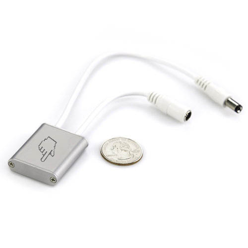 DC12/24V Max 3A, Mini iTouch Smart Touch LED Dimmer, Aluminum Shell Double-sided adhesive Fixed, For Single Color LED Lighting