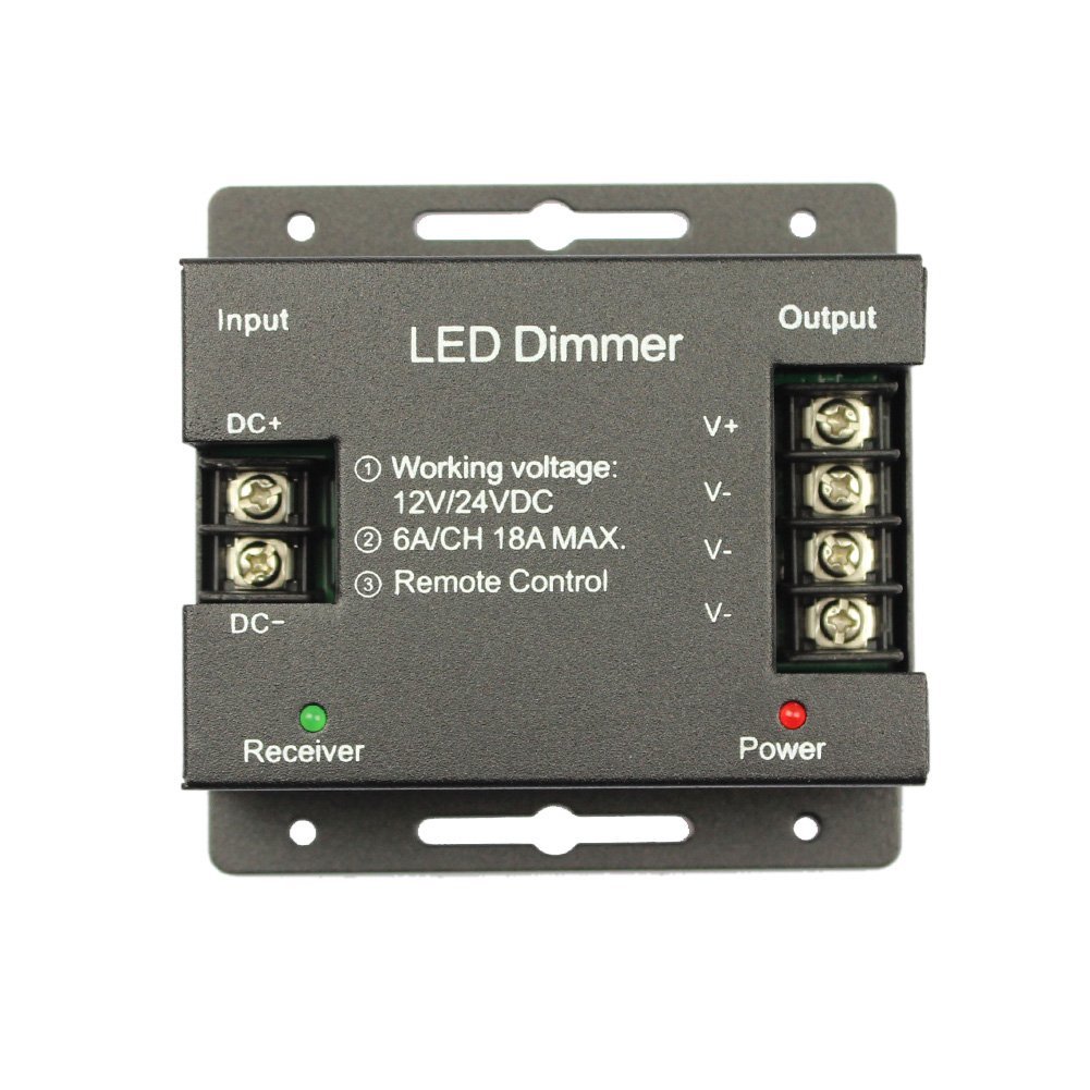 Touch Panel Screen Dimmer RF Remote Controller Switch For Single Color Led Light 