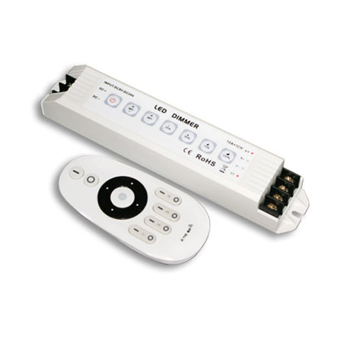 DC9/12/24V Max 1x10A, Touch Panel 2.4GHz kabellose RF-Gruppierungsdimmer für einfarbige LED-Beleuchtung