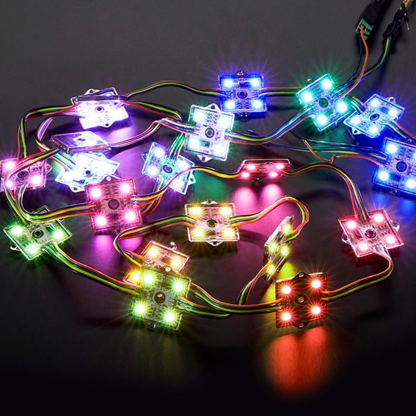12V WS2801 adressierbares RGB-Pixelmodul LED-Lichterkette für den Außenbereich