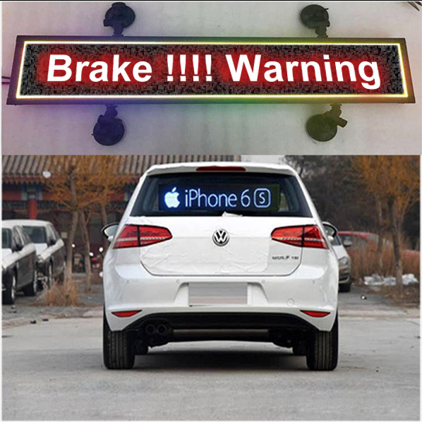 APP Programmable Car LED Sign Colorful Scrolling Message Display