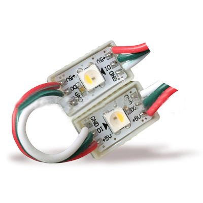 DC5V 0.4W WS2813 FRGBW Farbe Optional 20*12*4.5mm SMD5050 Hoher CRI 90 Superhelle lineare Schildermodule, adressierbare RGBW-LED-Pixelmodulleuchten, 20 Stück/String