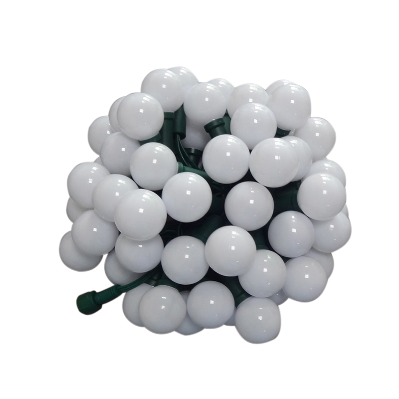 DC12V WS2811 40PCS/String Individuálně adresovatelné Vodotěsné IP68 Dream Color G40 LED Venkovní strunové světlo