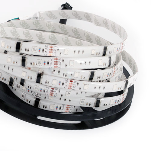 Řada LPD6803 DC12V Flexibilní LED pásková světla, programovatelné zachycování barev pixelů, vodotěsné IP65, 150 LED 16.4 stop na kotouč v prodeji