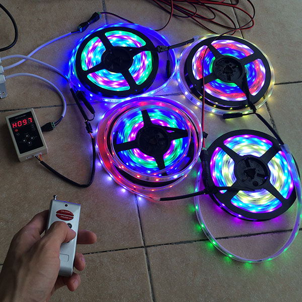 Řada LPD6803 DC12V Flexibilní LED pásková světla, programovatelné zachycování barev v plné barvě, venkovní voděodolnost IP67, 150 LED 16.4 stop na kotouč v prodeji Řada LPD6803 DC12V Flexibilní LED pásková světla, programovatelné zachycování barev v plné barvě, venkovní voděodolnost IP67, 150 LED 16.4 stop na kotouč v prodeji