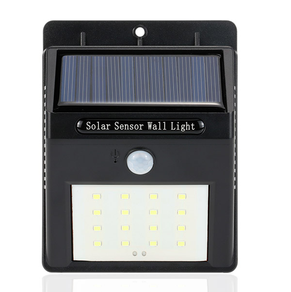DS44 Hochwertige Solarenergie 16 LED IR Menschlicher Körper Sensor Licht Energiesparende Garten Hof Lampe Wasserdichte Wand Nachtlicht