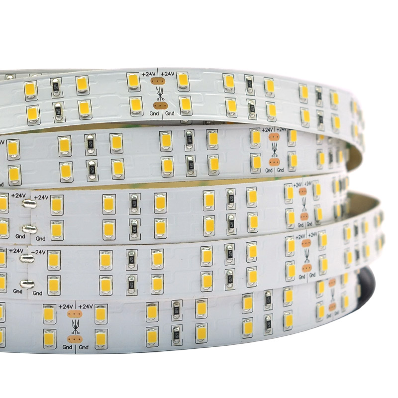 Double Row Super Bright Series DC24V 2835SMD 720LEDs Flexible LED Strip Lights Indoor Lighting 16.4ft Per Reel By Sale