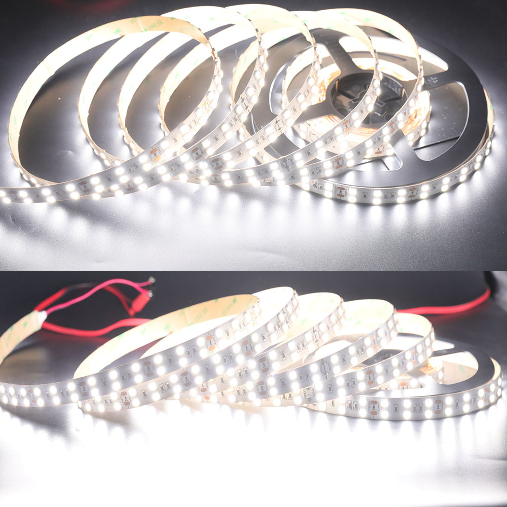 Double Row Super Bright Series DC24V 5050SMD 600LEDs Flexible LED Strip Lights Business Lighting 16.4ft Per Reel By Sale