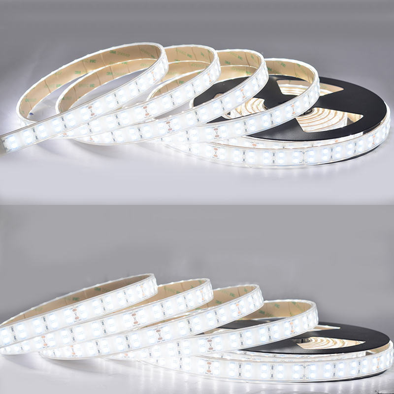 Double Row Series DC24V 2835SMD 720LEDs Flexible LED Strip Lights Outdoor Lighting Waterproof Optional 16.4ft Per Reel By Sale