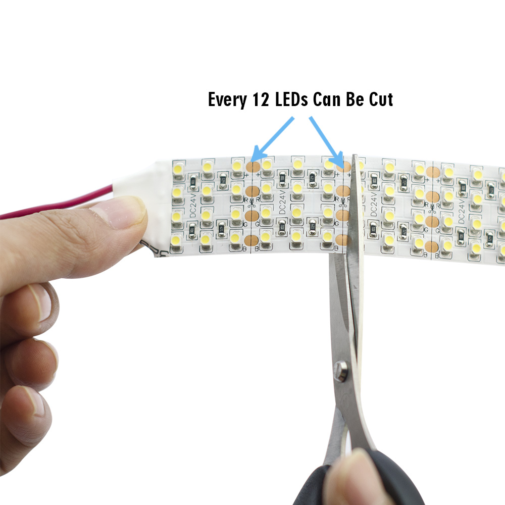 Nejjasnější bílá LED pásková světla – Quad Row – DC24V 3528SMD 146LEDs/Ft – Flexibilní LED pásková světla, 1170LM/Ft, CRI 95, Nahradit T8 trubicové světlo Nejjasnější bílá LED pásková světla – Quad Row – DC24V 3528SMD 146LEDs/Ft – Flexibilní LED pásková světla, 1170LM/Ft, CRI 95, Nahradit T8 trubicové světlo
