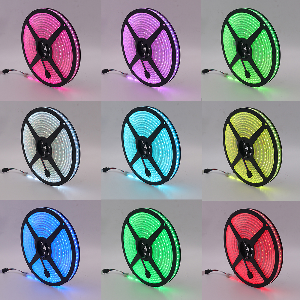 5m RGB LED Color Changing Lights Strip - 12V LED Light Strips - 60/120 LEDs/m 5m RGB LED Color Changing Lights Strip - 12V LED Light Strips - 60/120 LEDs/m
