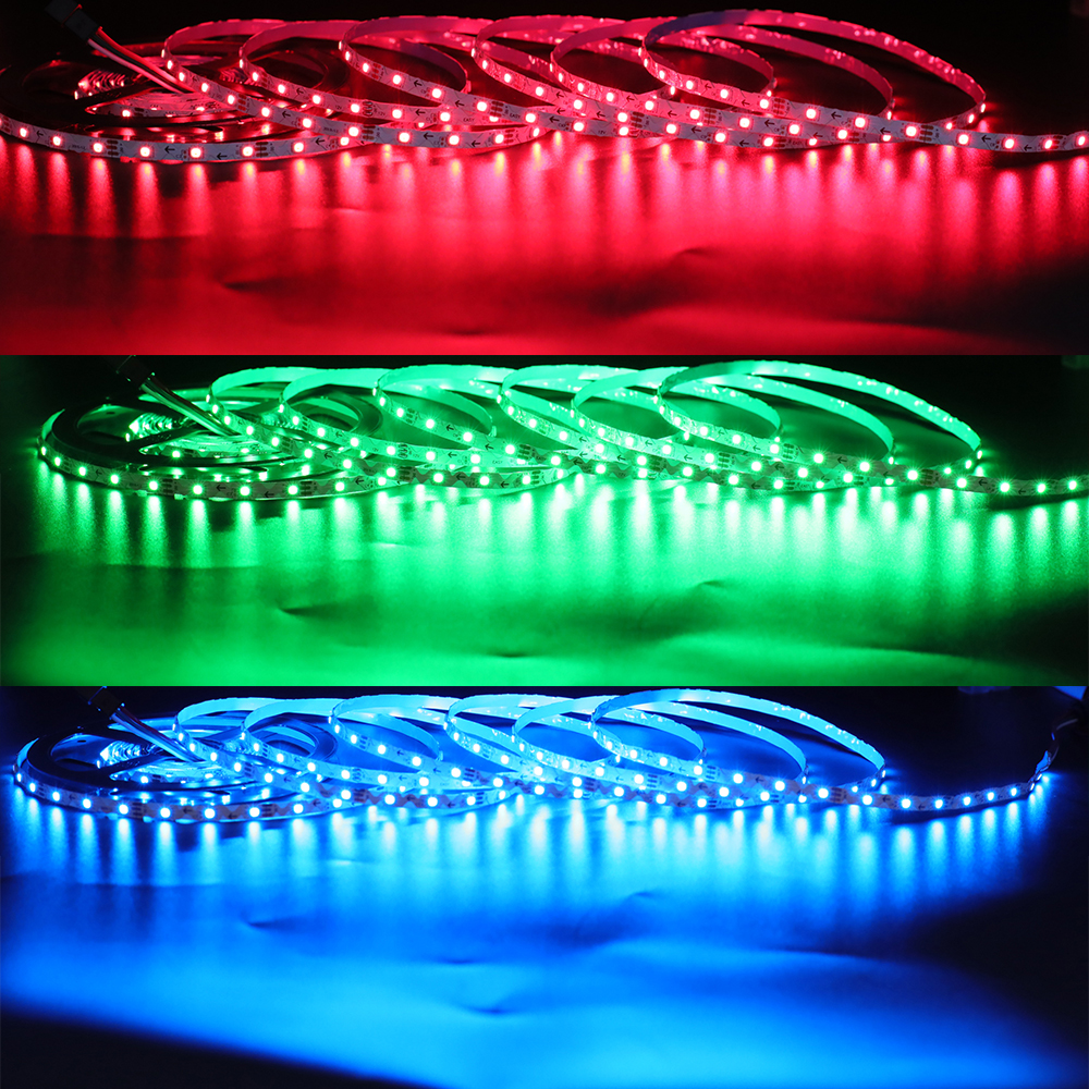 Tvar S 0.24 palce široký 300 LED 16.4 stop TM1809 3838SMD DC12V adresovatelné RGB LED pásky Tvar S 0.24 palce široký 300 LED 16.4 stop TM1809 3838SMD DC12V adresovatelné RGB LED pásky