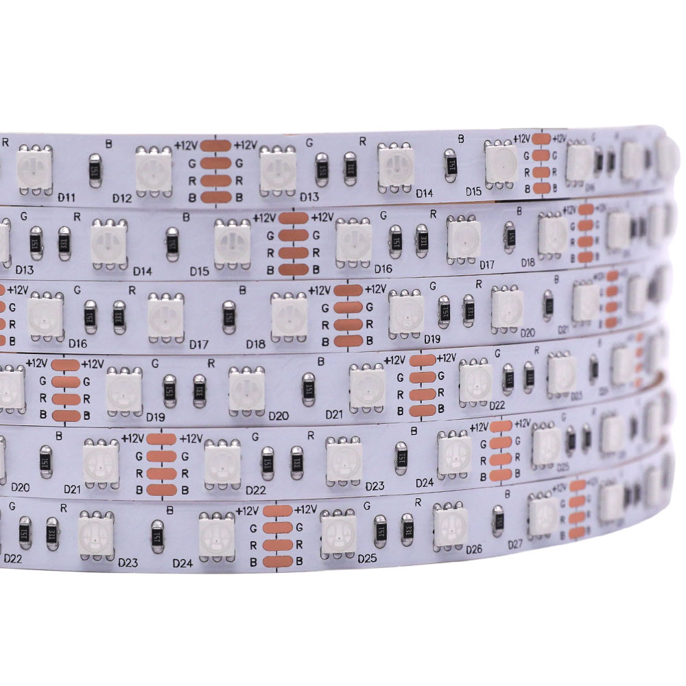 RGB Color Change IP20 LED Strip Lights - 10mm 12V/24V 5050 LED - 60LEDs/m 3.28ft~16.4ft