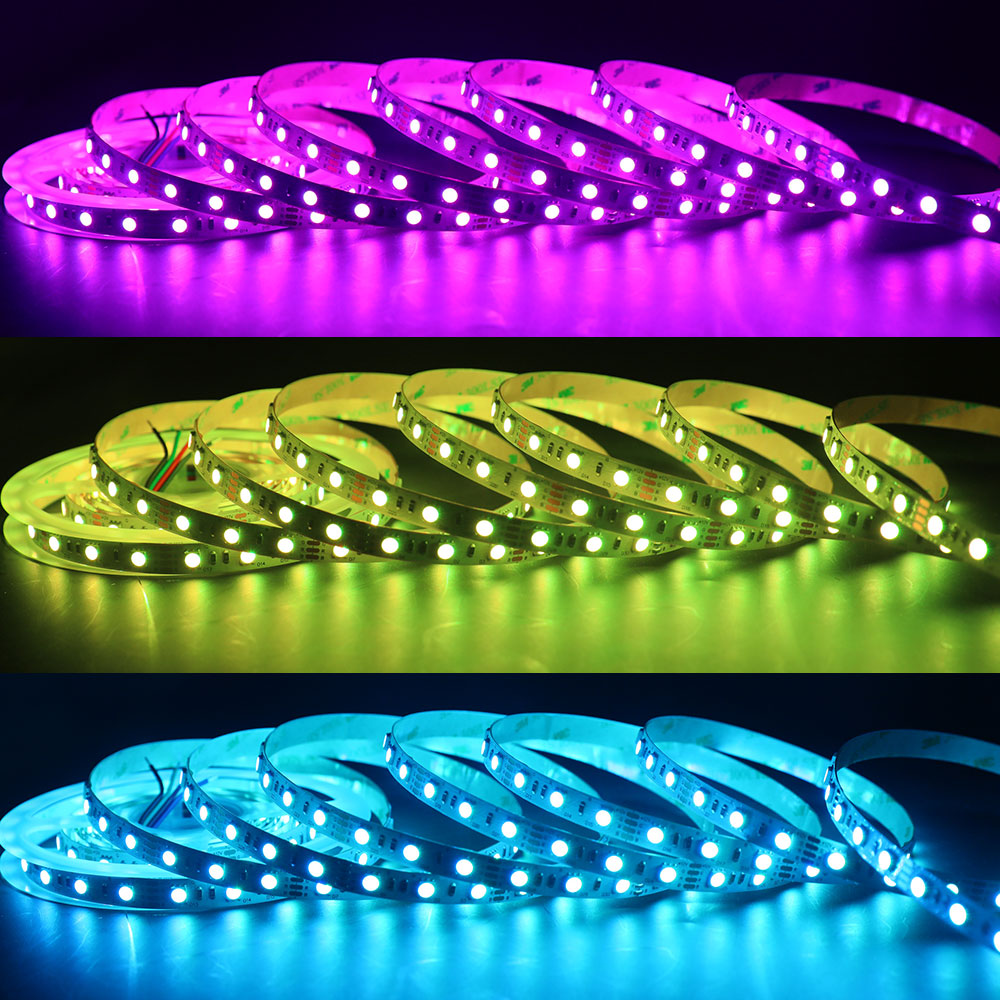 LED Strip 12/24V - RGB - Aansluitkabel - Clip-Open eind - 10mm