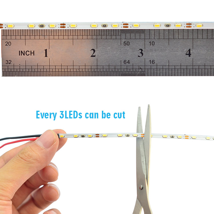 Super úzký 0.12 palce Šířka 3 mm - 3014SMDs 450LED Flexibilní LED světelný pás - DC12V Super úzký 0.12 palce Šířka 3 mm - 3014SMDs 450LED Flexibilní LED světelný pás - DC12V