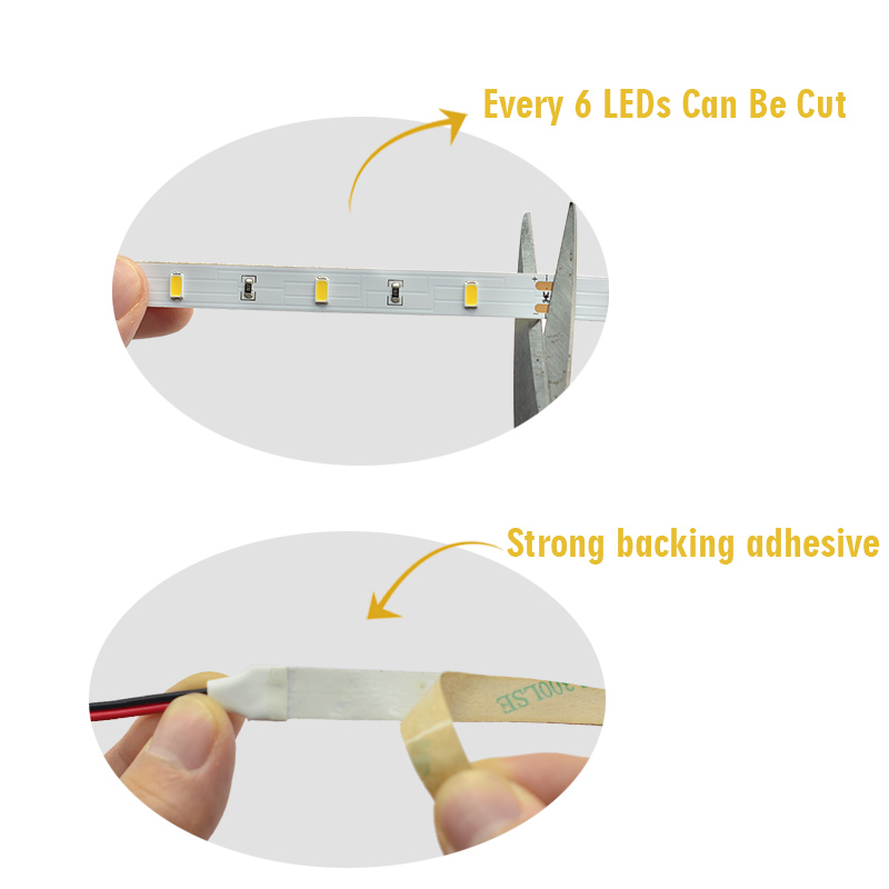 12V 5630 SMD LED pásková světla – plné barvy – 30LED/m 12V 5630 SMD LED pásková světla – plné barvy – 30LED/m