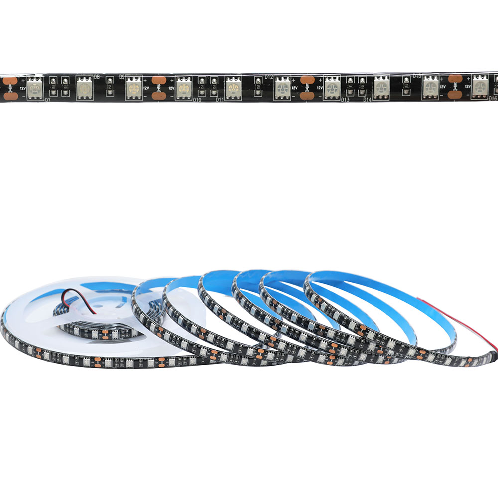 DC12V 5050SMD 395-405nm UV (ultrafialové) LED pásky Bílé/černé PCB Flexibilní LED páskové světlo DC12V 5050SMD 395-405nm UV (ultrafialové) LED pásky Bílé/černé PCB Flexibilní LED páskové světlo