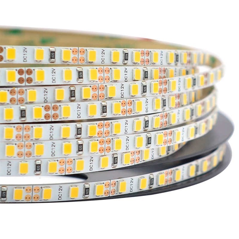 Single Row Narrow DC12/24V Series 2835SMD 600LEDs Flexible LED Strip Lights Indoor Lighting Width 5mm 16.4ft Per Reel By Sale