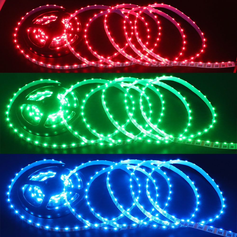 5m Side Emitting LED Strip 12V - RGB LED Color Changing Lights - 60LEDs/m 5m Side Emitting LED Strip 12V - RGB LED Color Changing Lights - 60LEDs/m
