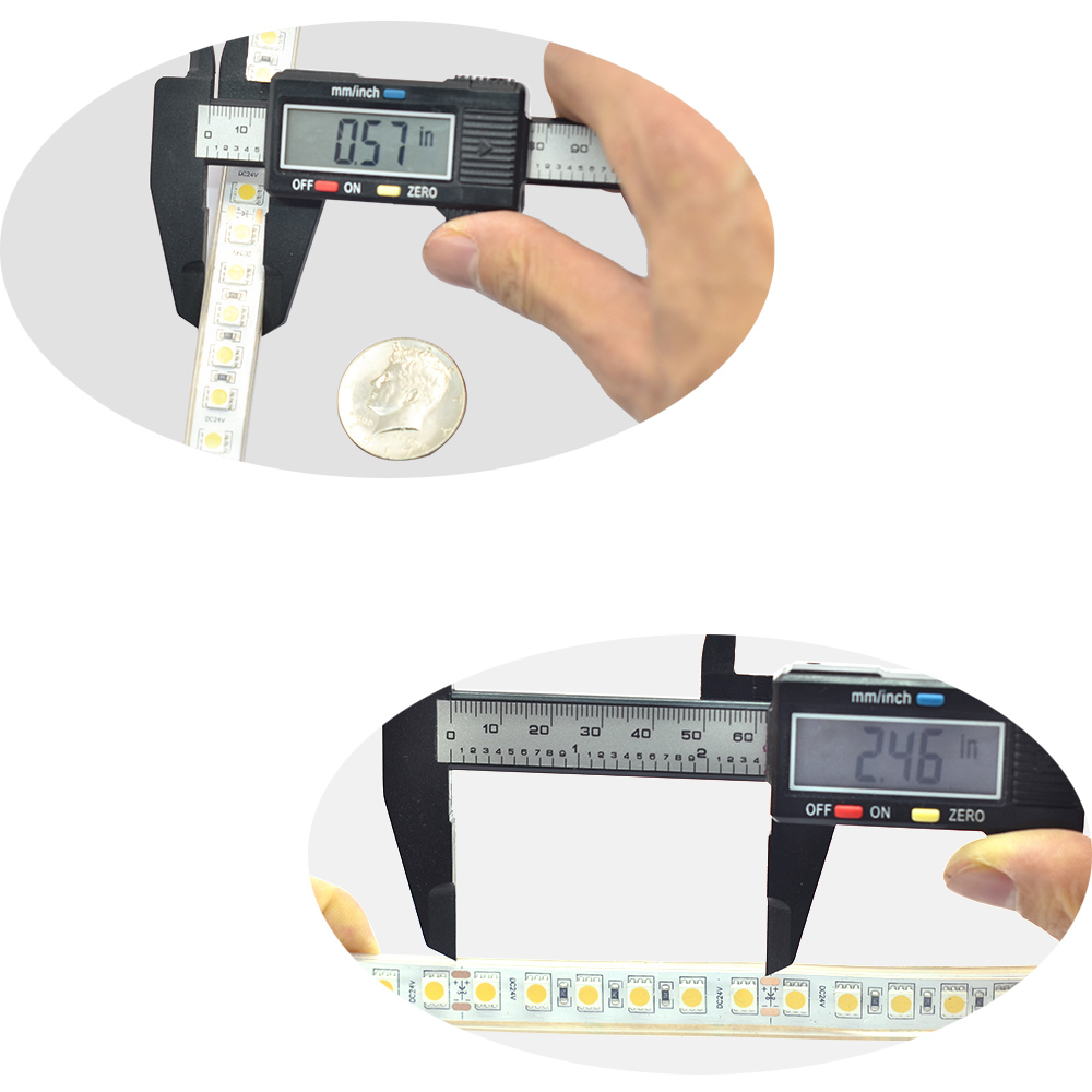 Einreihige Serie DC24V 5050SMD 480LEDs Flexible LED-Streifenlichter Super wasserdichte Beleuchtung 16.4 Fuß pro Rolle im Angebot