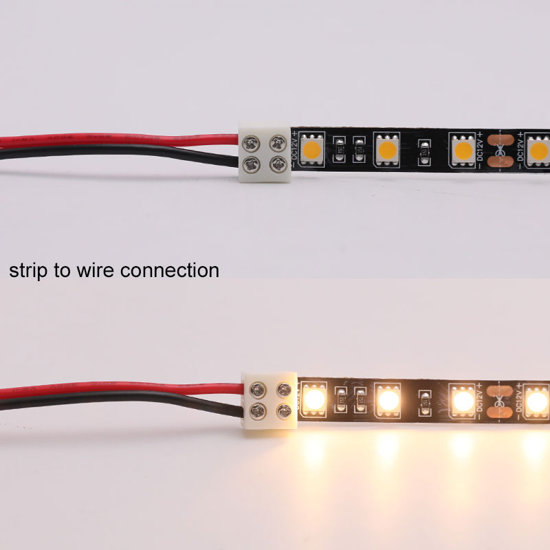 2 Pin Screw Fixing LED Light Strip Connector