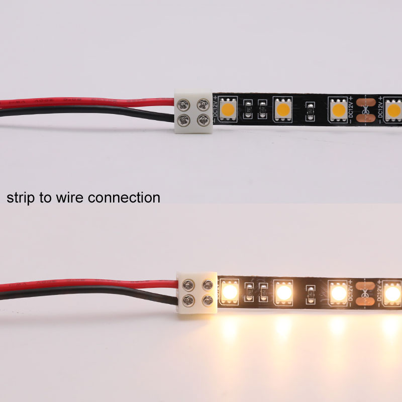 2kolíkový šroubový upevňovací konektor LED světelného proužku 2kolíkový šroubový upevňovací konektor LED světelného proužku