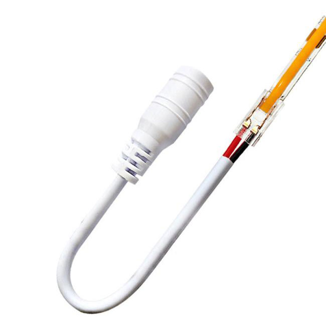 2kolíkový jednobarevný COB LED páskový DC zásuvkový konektor 2kolíkový jednobarevný COB LED páskový DC zásuvkový konektor