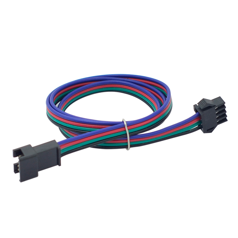 0.5 ~ 5 m 4PIN JST Stecker Verlängerungskabel Stecker auf Buchse für Dual-Signal-LED-Streifen