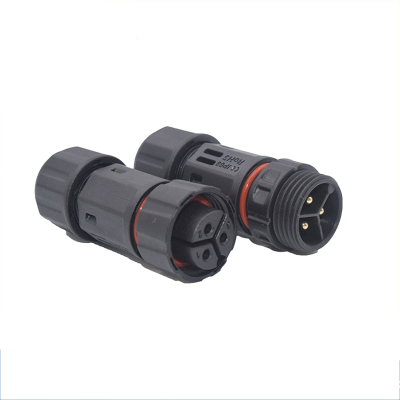 M19 wasserdichte IP68-Stecker und -Buchsen, 2/3/4/5/6-adrig, Hochleistungs-Stecker, Steckdose, für einfarbige/RGB/RGB/RGB+CCT/adressierbare LED-Streifen