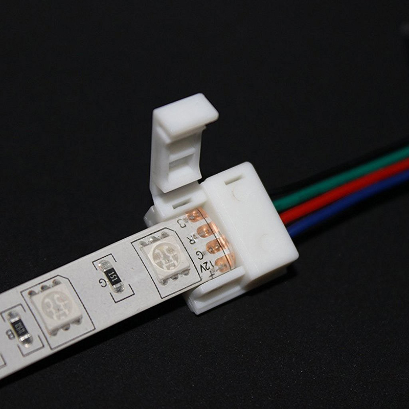 4-polige LED-Streifen-Anschluss-Sets für wasserdichte 5050 RGB-Streifen 4-polige LED-Streifen-Anschluss-Sets für wasserdichte 5050 RGB-Streifen