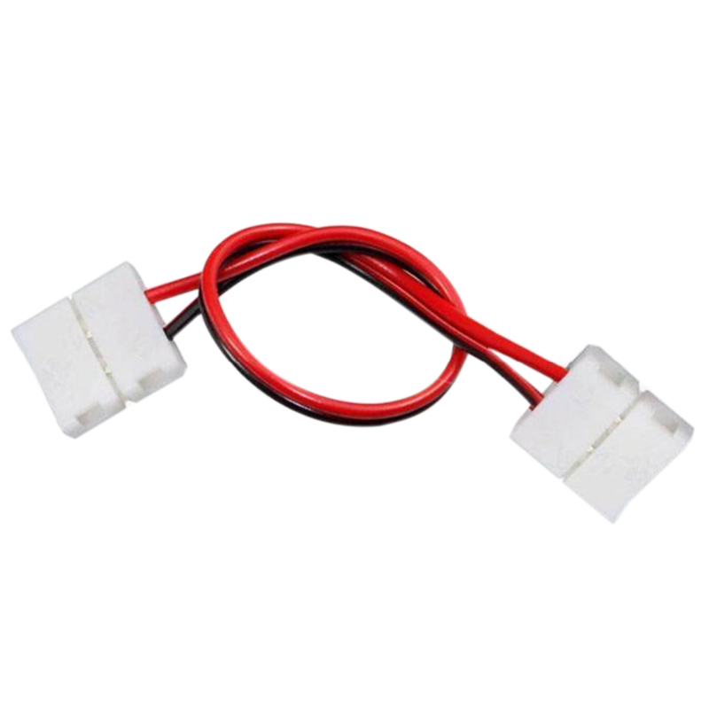 2kolíkový 5/8/10 mm dvouhlavý nepájivý LED rychlý konektor pro jednobarevné LED světelné pásy 2kolíkový 5/8/10 mm dvouhlavý nepájivý LED rychlý konektor pro jednobarevné LED světelné pásy