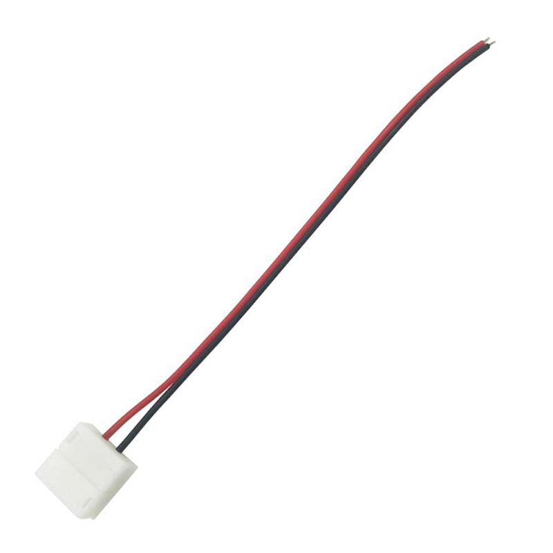 2kolíkový 5/8/10mm jednohlavý LED rychlý drátový kabelový konektor pro 5050/5630 jednobarevné Flex LED pásy světlo